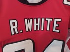 New Roddy White Signed NFL  Atlanta Falcons Red Football Jersey (Beckett) Red  — photo 6