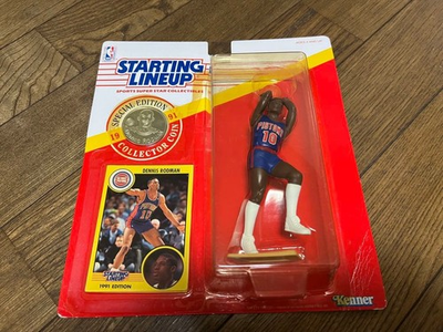 #ad #ad Kenner Starting Lineup Dennis Rodman 1990s Action Figure Used $250.24