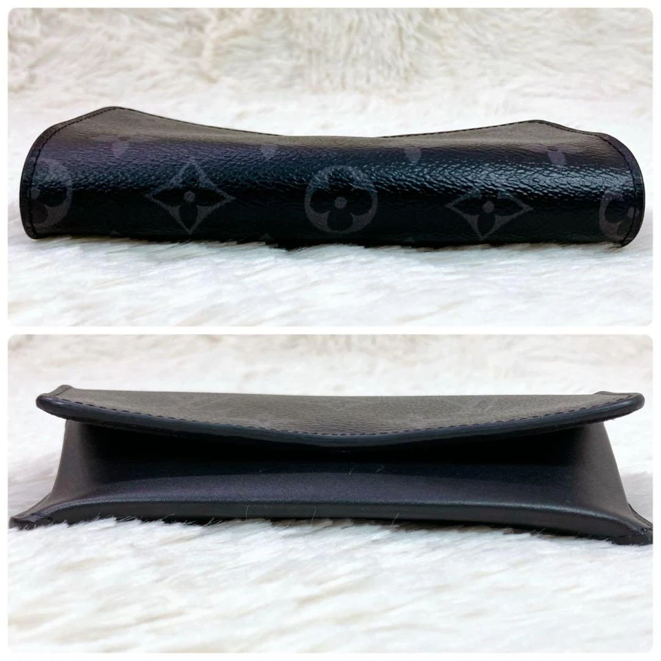 LOUIS VUITTON GI0296 Estuche-Lunetas Gafas de sol Leñosas Estuche Bolsa Negro Foto 3 de 4