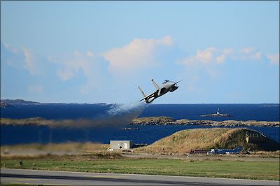 Poster, Many Sizes; F-15C Eagle F-15 493Rd Fighter Squadron, Bodo, Norway