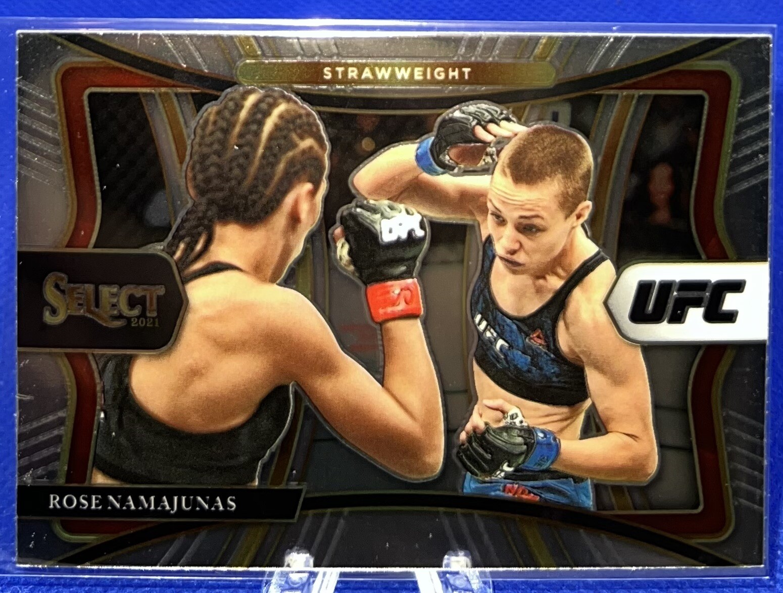 2021 Panini Select UFC Thug ROSE NAMAJUNAS Premier Level Base #105 Strawweight