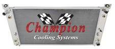 3 Row Aluminum Champion Radiator for 1999 - 2014 GMC Yukon V8 Engine