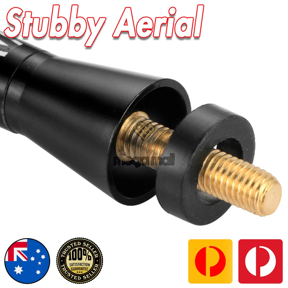 Antena / Antena Stubby Bee Sting para MG MG3 Negro Blanco Racing Flag 7.5CM Foto 3 de 4