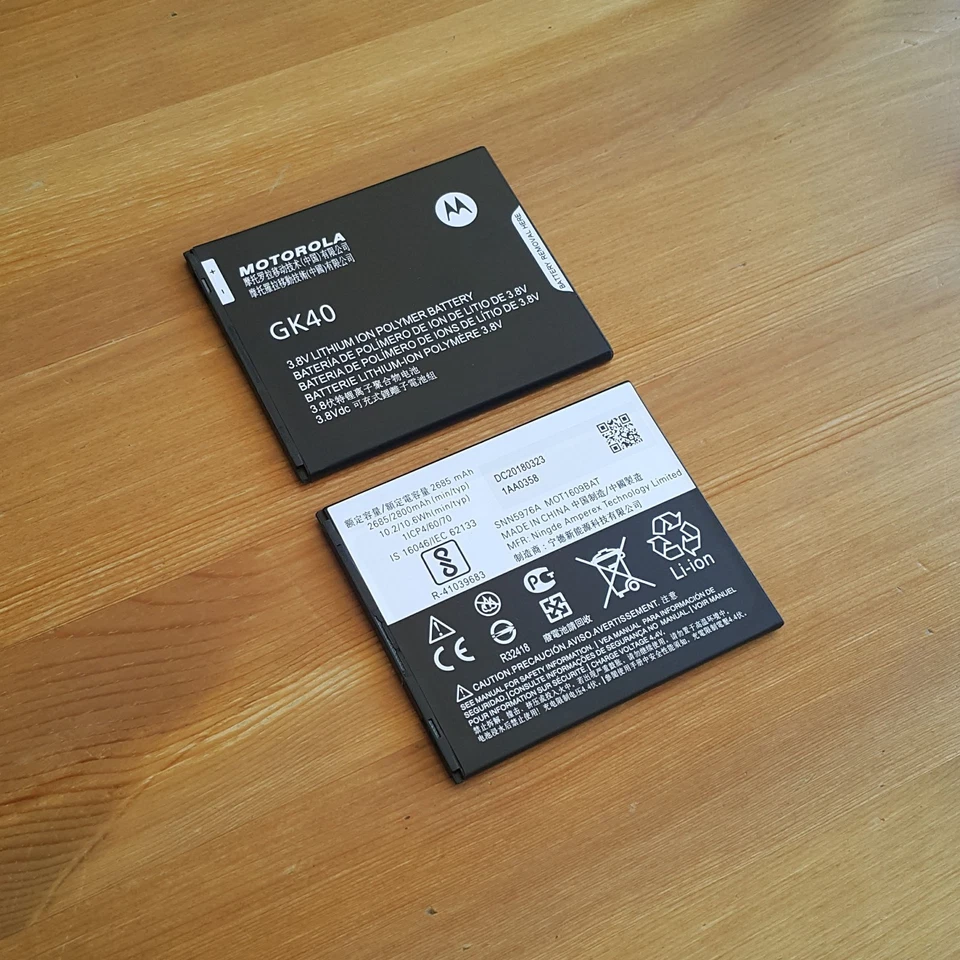 Batería Original MOTOROLA GK40 GENUINA Moto G4 G Play XT1607 XT1609 2800mAh Foto 4 de 4
