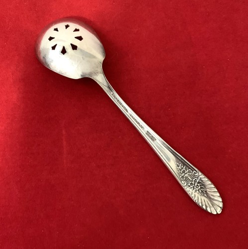 Rogers Bros RIVIERA REVISITED Sugar Sifter Pierced Silverplate Vintage 1954 - Picture 4 of 5