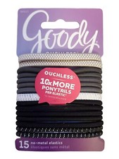 Goody Womens Ouchless Elastic, Midnight Sparkle, 15 Count