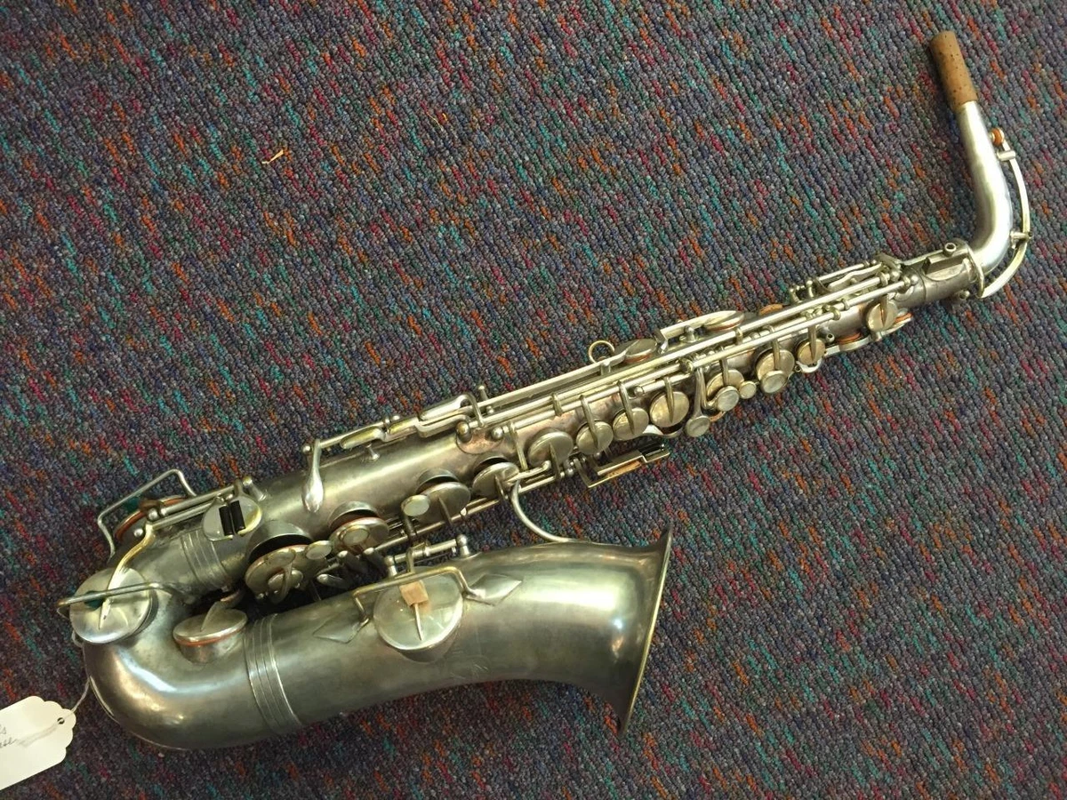 Evette Schaeffer Paris Vintage Antique Alto Saxophone Made c.1916 Overhauled