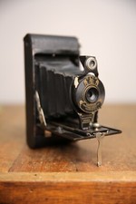 Vintage Autographic Brownie Folding Camera By Eastman Kodak Company Antique