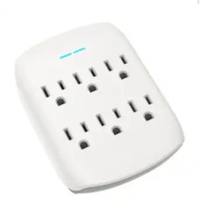 Utilitech 6-Outlet 900 Joules 1875-Watt 1875Va White Indoor Ac Surge Protector