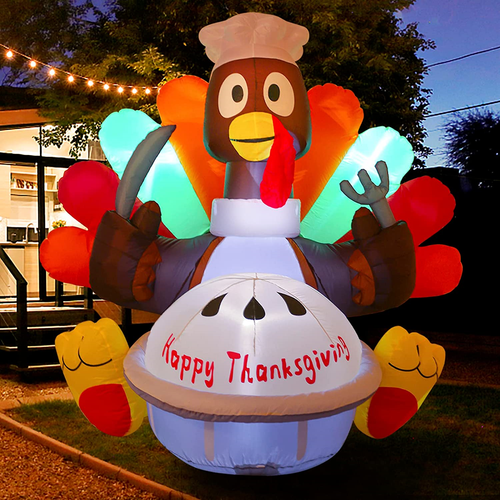 6FT Thanksgiving Inflatables Outdoor Decoration, Inflatable