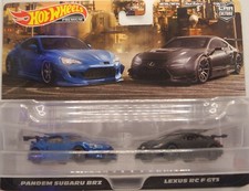 Hot Wheels Premium Car Culture 2023 Pandem Subaru BRZ Lexus RC F GT3 HKF51-LA10