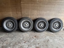 4 alloy wheels and tyres, 16" 195/65R.  2 wheels good. 2 damaged