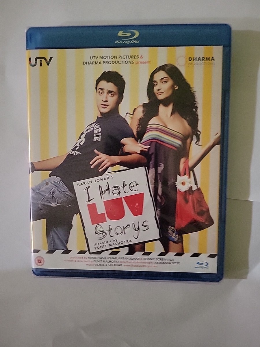 I Hate Luv Story's Hindi Blu Ray With English Subtitles UK