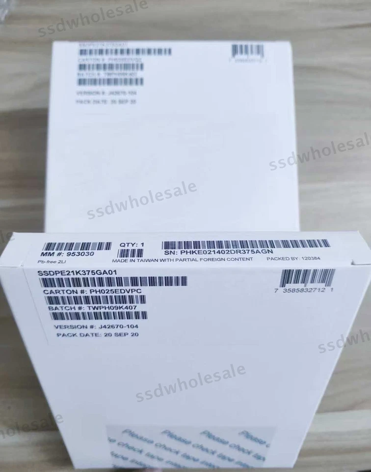 New Intel Optane P4800x 375GB 2.5'' U.2 SERIES NVME PCIE SSDPE21K375GA01 SSD - Image 2 of 4