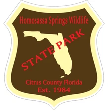 Homosassa Springs Wildlife Florida State Park Sticker Decal