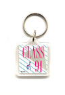 Vintage "Class of '91" Graduation Reunion School Keyring Keychain — photo 2