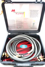 Monster MSeries M1.4s M1.4 Mi.4 Bi-Wire Biwire  Speaker Cable 10’ + Banana Plugs