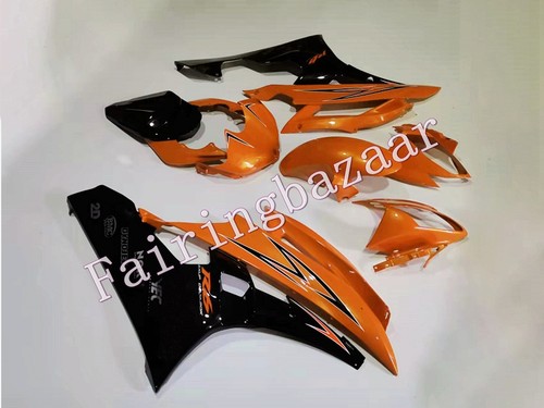 Fit for YZF 2006 2007 R6 Black Orange ABS Injection Mold Fairing Kit - Picture 4 of 7