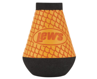 Lew's Custom Speed Shop Winn Grip Oversize Knob w/Cap,  ORANGE , ONE KNOB