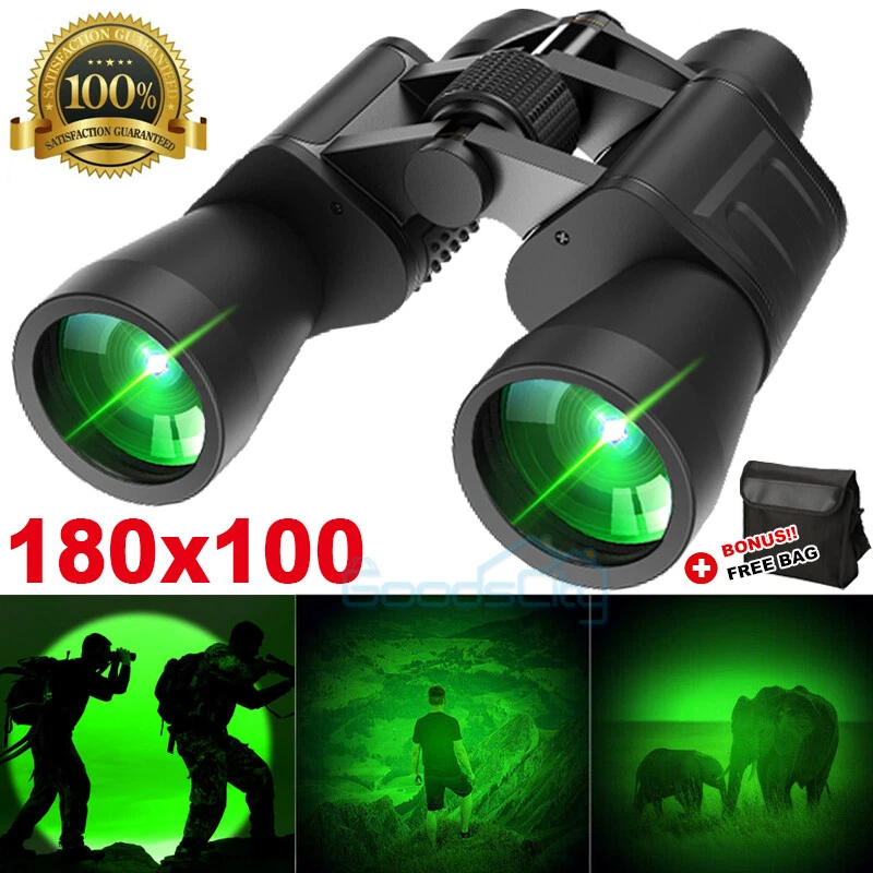 MARINE Navigation Binoculars 180x100 Auto-Focus Super Power Outdoor Hunting+Case - Image 2 of 4