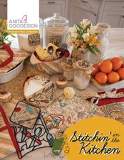 CD y libro Anita Goodesign Stitchin’ in the Kitchen Premium Plus Collection NUEVO