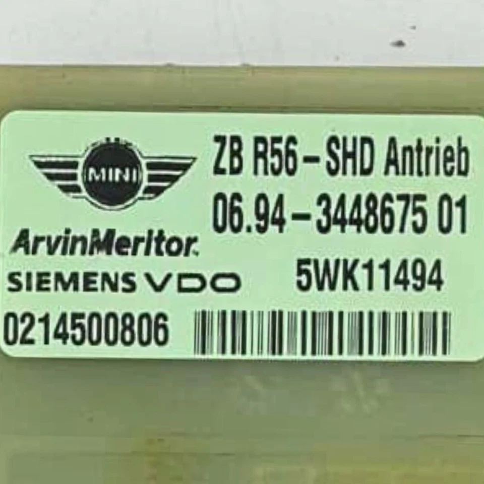 Mini Cooper techo corredizo motor techo corredizo accionamiento eléctrico OEM 2007-2014 Foto 2 de 4