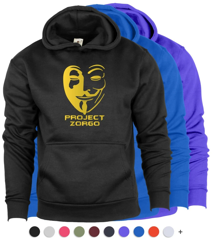 BLACK MACAW Kids Project Zorgo Chad Wild Clay Pullover Hoodie Youtuber Childrens CWC Top