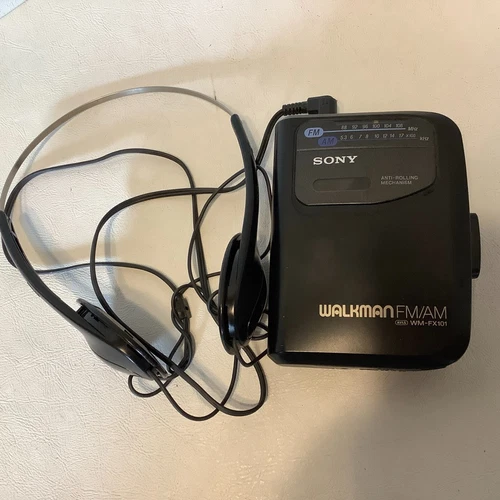 Vintage Sony Walkman WM-FX101 Portable Cassette Radio Player AS-IS PLEASE READ