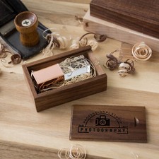 Customize USB 3.0 Flash Drive  Wooden Box Photography Studio Gift Stick