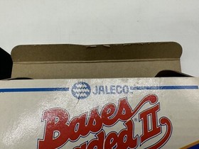 Bases Loaded II 2 Nintendo NES Near CIB with Box and Poster Tested and Working