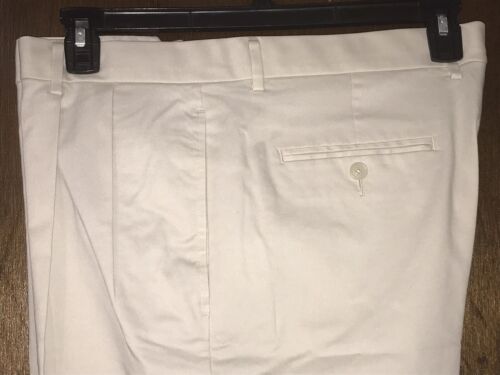 Daniel Cremieux Mens New $85 Pleated Chino Pants Slacks 38 38w 38x32 Off White - Picture 3 of 12