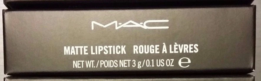 MAC M.A.C COSMETICS MATTE LIPSTICK D FOR DANGER BRICK RED SHADE BNIB AUTHENTIC ! - Image 3 of 4