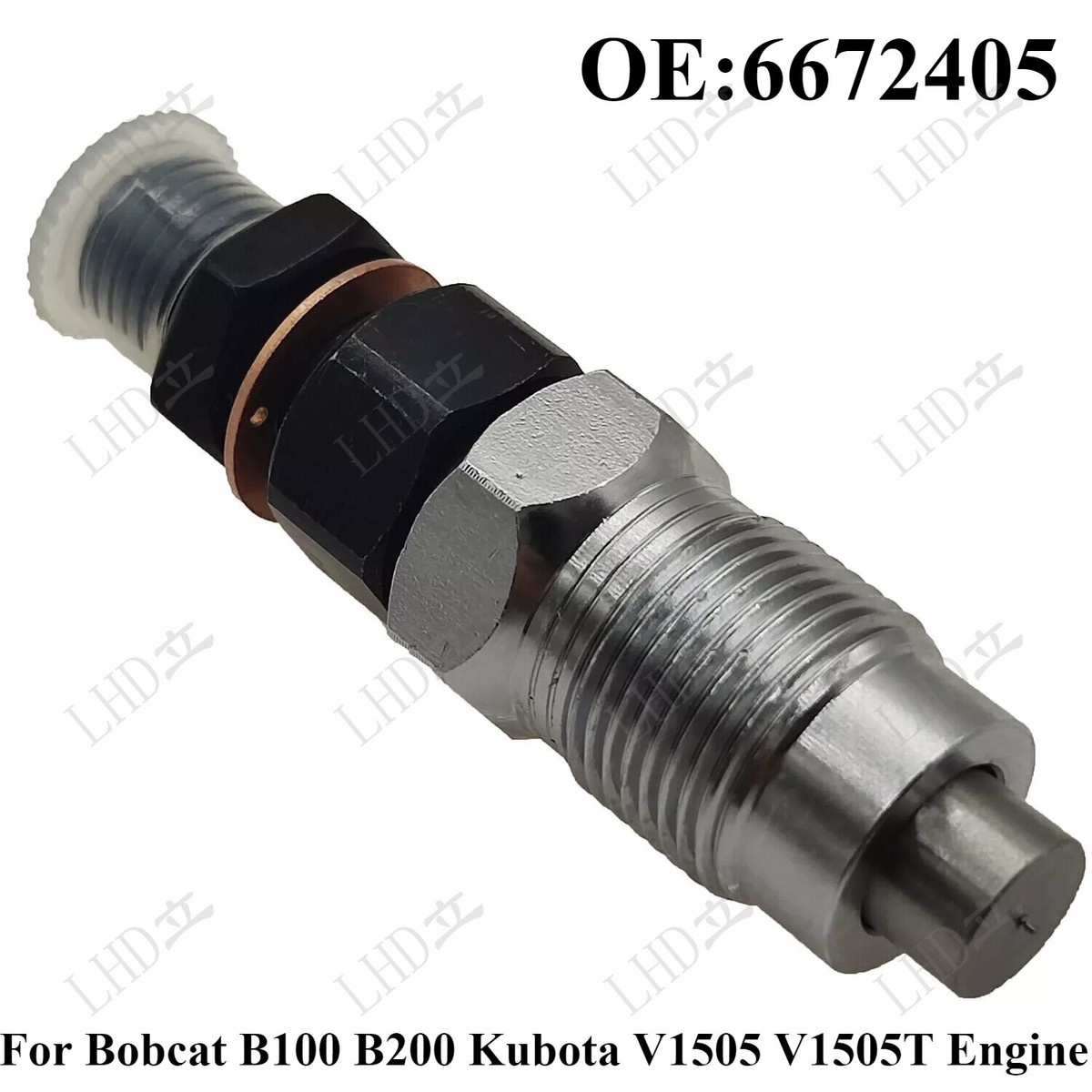 Fuel Injector 6672405 For Bobcat B100 B200 Kubota V1505 V1505T