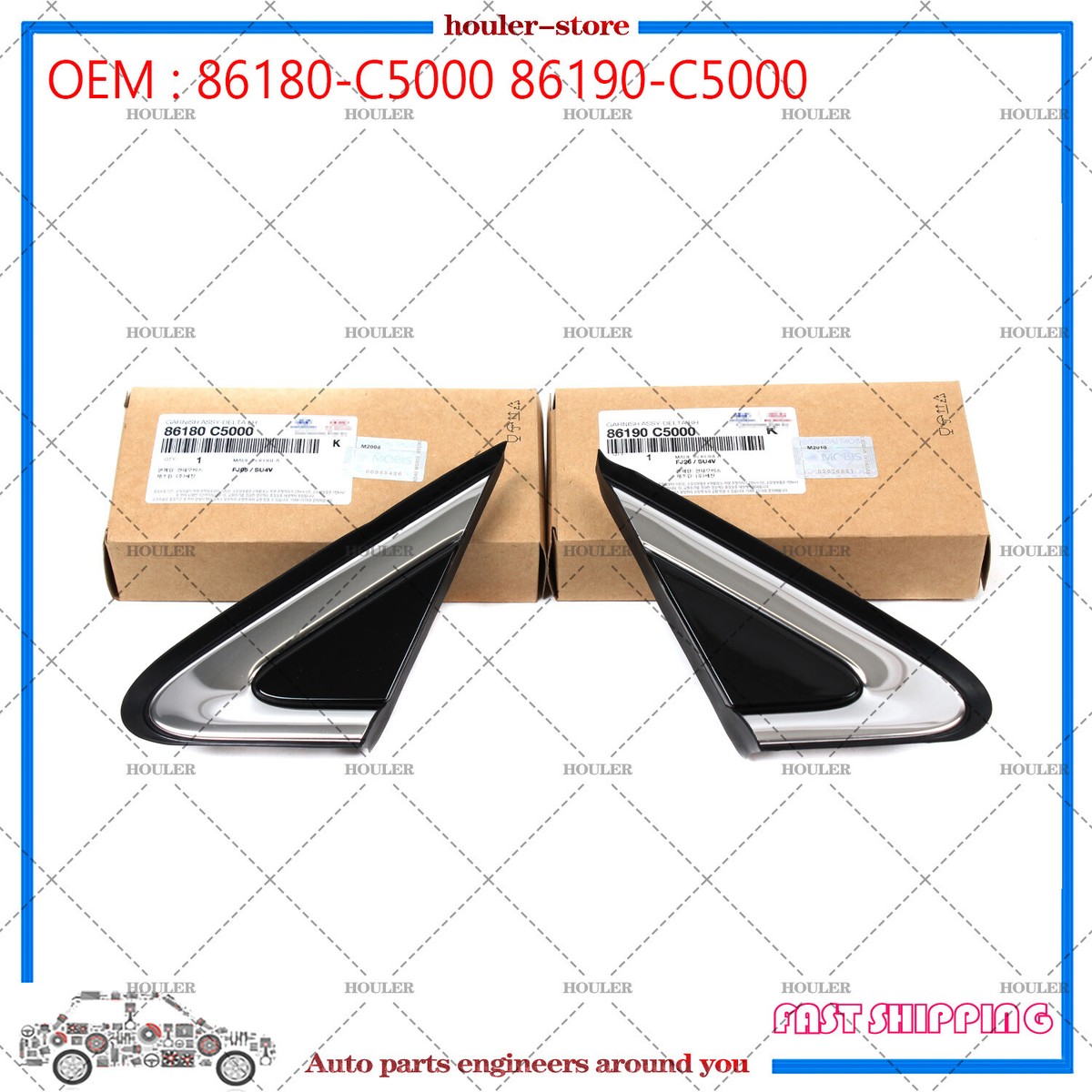 Standard Hood Fender and Mirror Kit | KIA SPORTAGE 2021 Standard Hood Fender and Mirror Kit | KIA SPORTAGE 2021