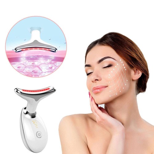 3-modes Red Light Therapy Anti Aging Neck Face Massager Electric Lifting Device - Picture 16 of 20