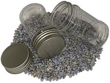 5 Weithals Dose PET 100ml Kunststoffdose Dosen Schraubverschluss Aludeckel 