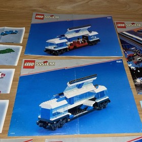 WORKING Vintage Lego System 9V Railway Express Train Set 4561