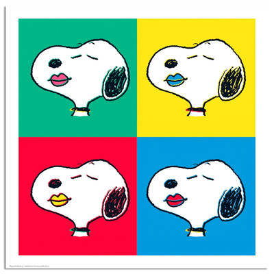 Peanuts ''Read My Lips'' Numbered Limited Edition Cartoon Art