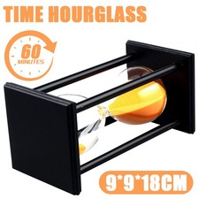 Sand Hourglass Timer 60 Minutes Egg Sandglass Timer Home Decor Wooden Gifts