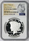 2023-S Peace Dollar $1 PF 69 Ultra Cameo NGC Early Releases