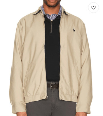 Polo Ralph Lauren khaki windbreaker jacket size xl