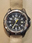 VINTAGE TIMEX EXPEDITION INDIGLO QUARTZ BLACK DIAL T49271-Y-27 MEN'S WORKING
