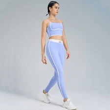 New Women's AIo Yoga suit set Sports vest top + Legging Gym Wear Size S-XL