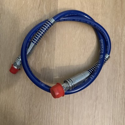 Graco BlueMax II Airless Paint Sprayer Flex Whip Hose 3/16  x 3-4 ft 3300 PSI