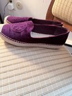 Tory Burch Burgundy Velvet Espadrilles Size 9.5 — photo 6