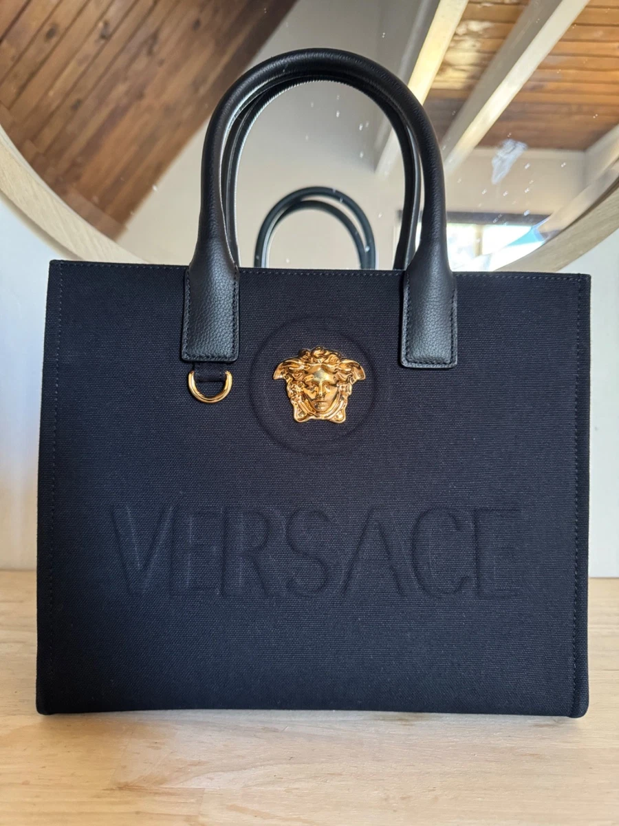 25+ Versace Black Bags & Handbags for Women for sale | Updated Oct