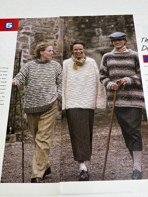 Sheep Dog Trail Knitting Pattern Pullovers 3 Designs Book Pages