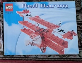 LEGO 10024 Red Baron, worn Stickers, have manual