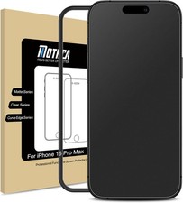 Matte Glass Screen Protector for iPhone 16 Pro Max 6.9 inch Anti-Glare........