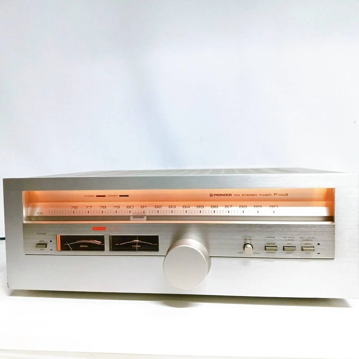 Pioneer F-003 Vintage FM Stereo Tuner AC100V Radio Receiver getestet aus Japan